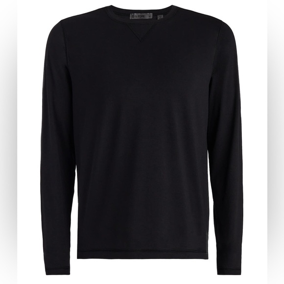 G/FORE Men's Onyx Luxe Crewneck Mid Layer - Picture 1 of 5